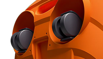 Передние ролики и большие задние колеса для манёвренности Thomas AQUATIC BREEZE, арт.788610