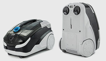 Горизонтальная и вертикальная парковка позволяет сэкономить место и хранить пылесос даже в небольшом шкафу