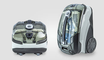 Горизонтальная и вертикальная парковка позволяет сэкономить место и хранить пылесос даже в небольшом шкафу