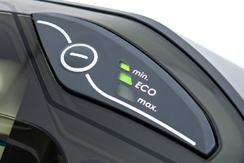 4 уровня мощности и режим ECO. Удобное переключение уровней с электронным регулятором TouchTronic