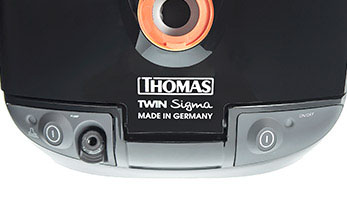 Моющий пылесос THOMAS Twin Sigma, удобные прорезиненные кнопки управления 