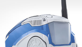 Convenient slots on the vacuum cleaner body for upholstery and crevice nozzles