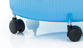 THOMAS Super 30S Aquafilter, ходовые ролики обеспечивают легкое передвижение пылесоса