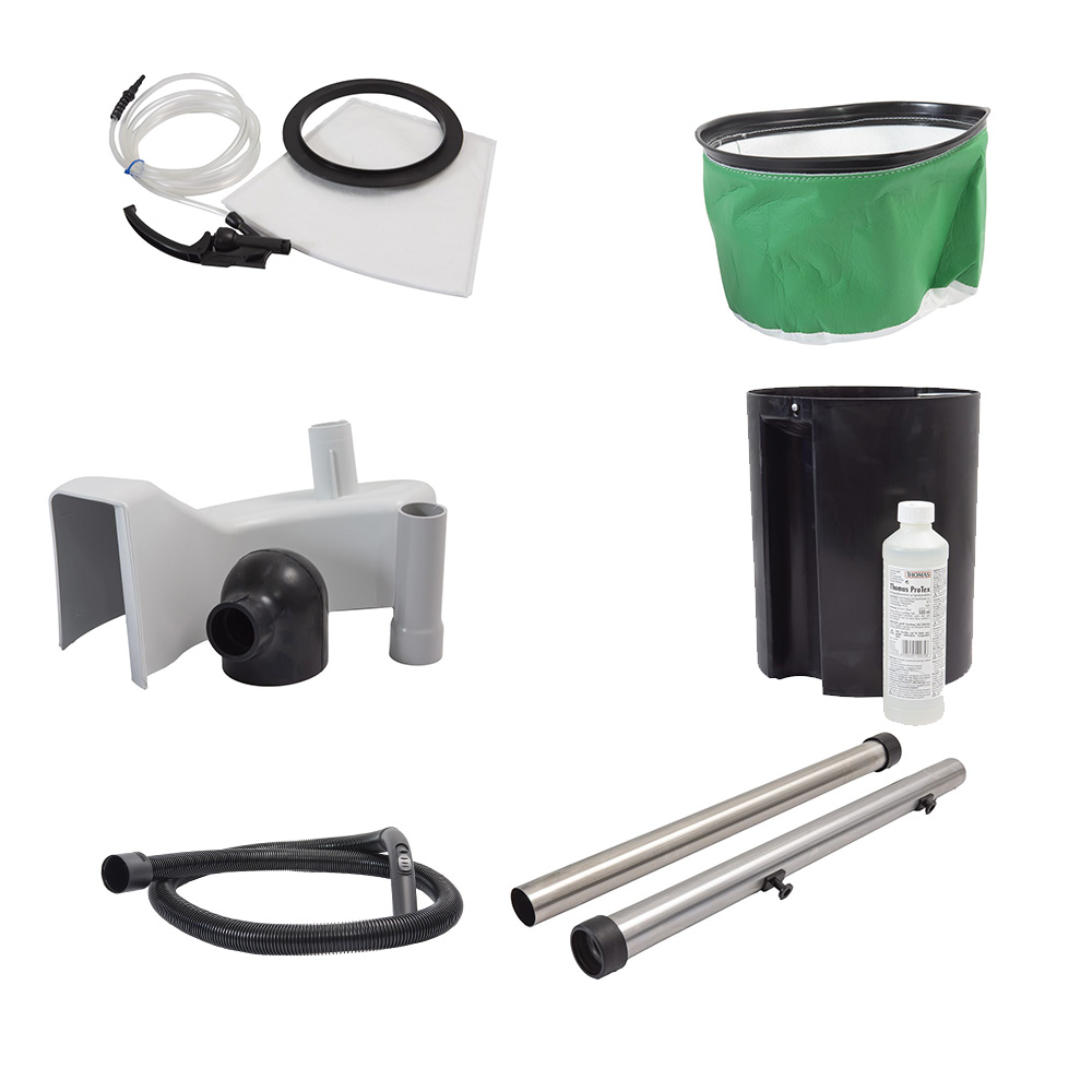 Моющий пылесос THOMAS Super 30S Aquafilter, шланг, трубы, фильтры и моющий концентрат, которые входят в комплект