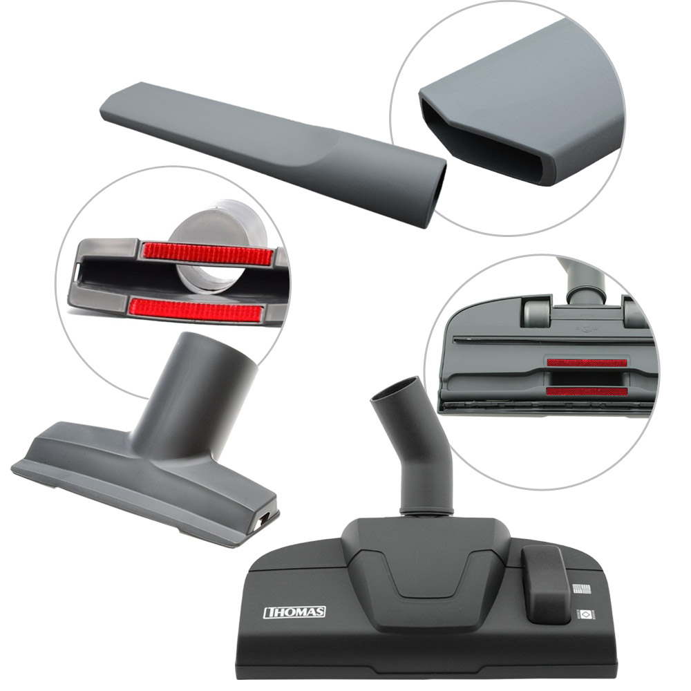 Пылесос THOMAS Twin XT, универсальная насадка, насадки для мебели и щелевая 