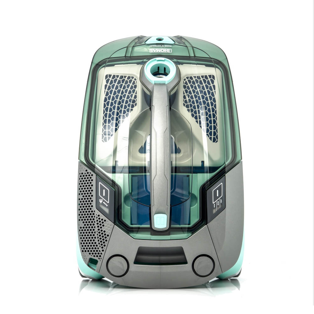 Моющий пылесос для паркета Multi Clean X10 Parquet, под прозрачной крышкой находится водяной фильтр AquaBOX