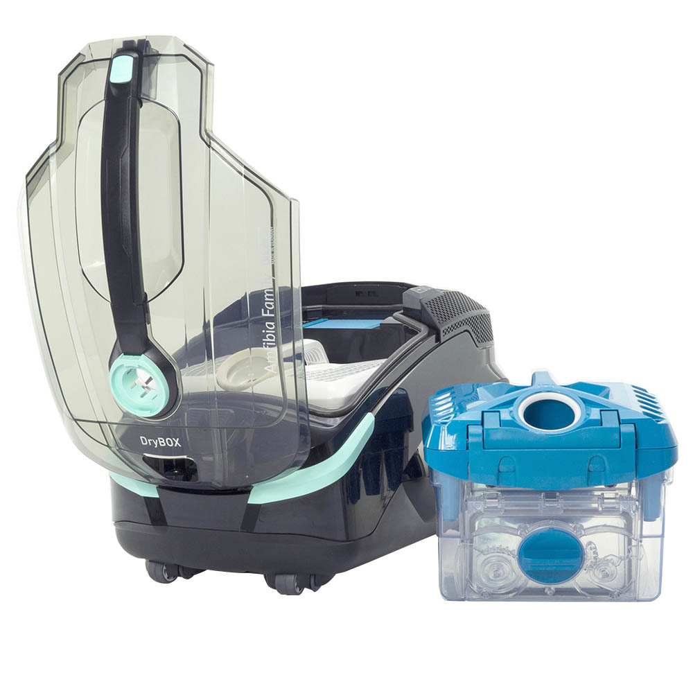 THOMAS DryBOX Amfibia Family washing vacuum cleaner with two alternative filtration systems: cyclone DryBOX and water AquaBOX