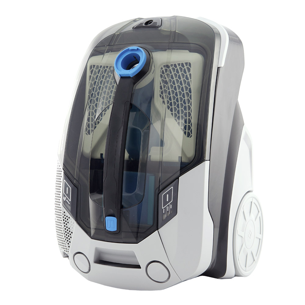 Моющий пылесос THOMAS Vestfalia XT, веритикальная парковка. Под полупрозрачной крышкой установлен AquaBOX 