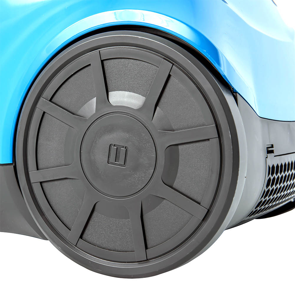 Большое заднее колесо для легкого передвижения пылесоса по любому полу и преодоления препятствий