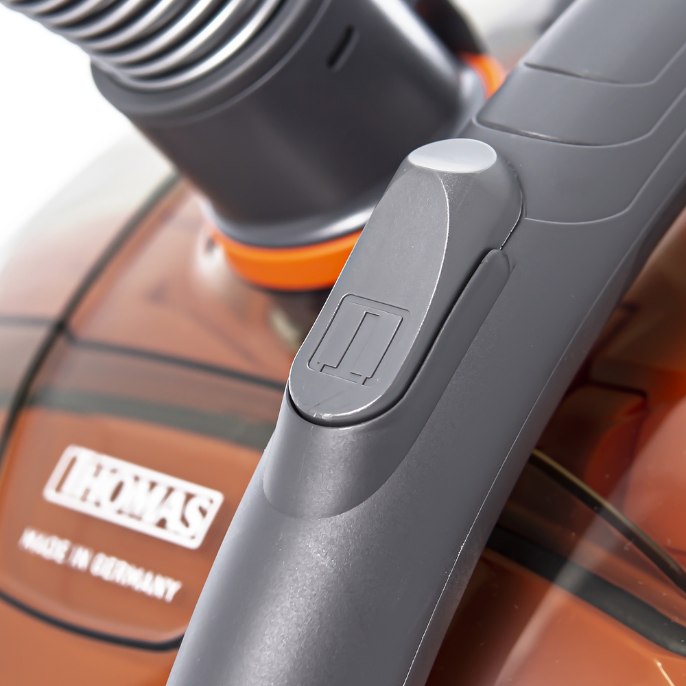 Cycloon Hybrid Family&Pets, mechanical power control on the hose for delicate cleaning of fine textiles 