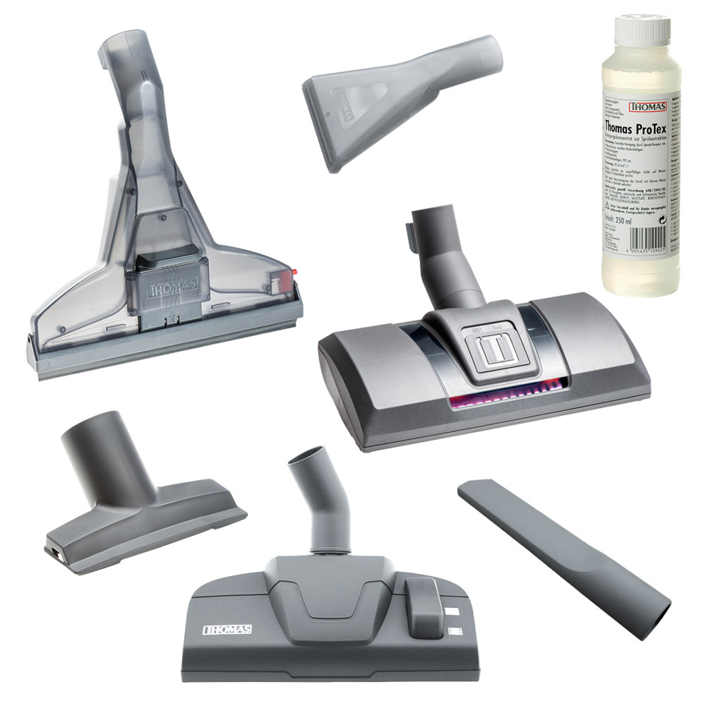 Моющий пылесос THOMAS Vestfalia XT, турбощетка и весь комплект аксессуаров для сухой и влажной уборки