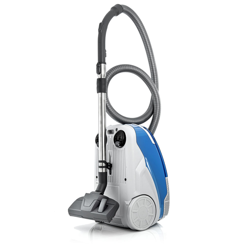 THOMAS Sky XT vacuum cleaner, vertical parking for easy storage and tube fixation on the body