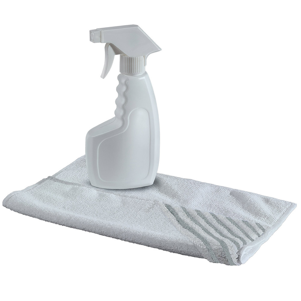 Стеклоочиститель THOMAS Window Jet 2in1, пульверизатор для воды и салфетка из микрофибры для просушки поверхности