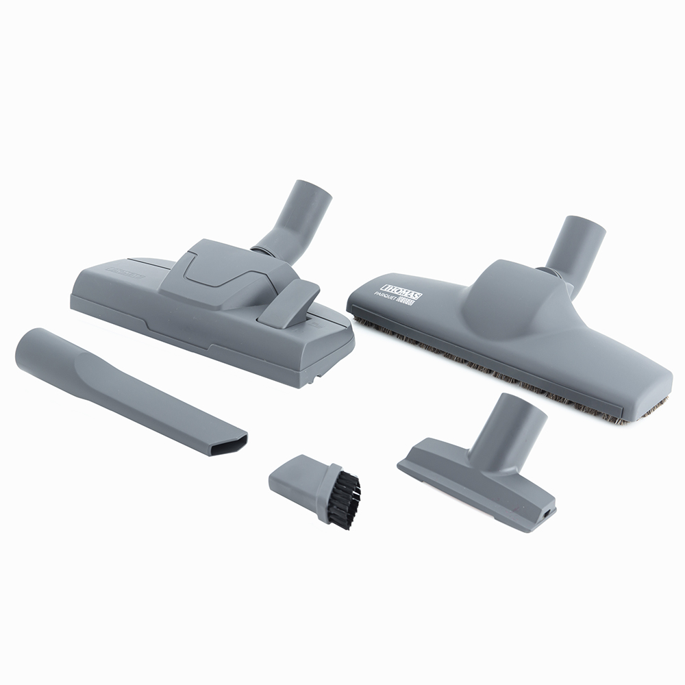 Dry cleaning nozzles: universal for floors, nozzles for parquet, upholstered furniture, crevices, delicate surfaces