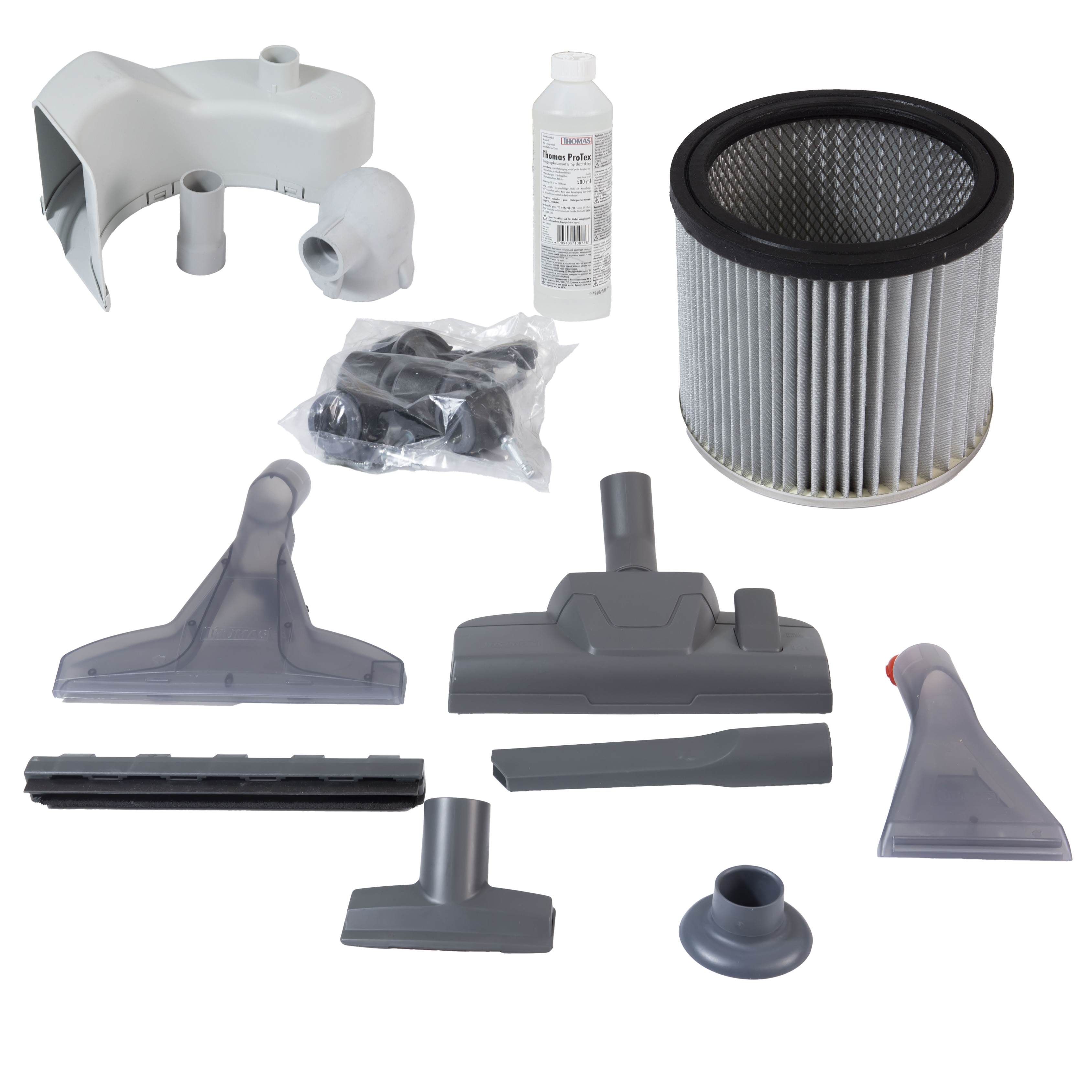 Prestige 20S Aquafilter, в комплекте насадки для любых поверхностей, фильтр-патрон, моющий концентрат