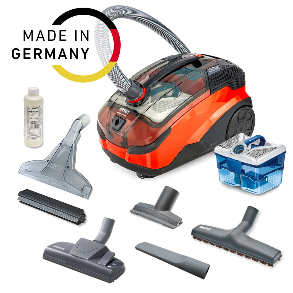 Немецкий моющий пылесос THOMAS Wave XT с водяным фильтром AquaBOX и комплектом насадок 