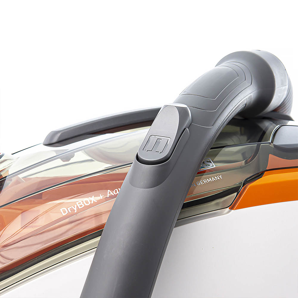 THOMAS DryBOX+AquaBOX Cat&Dog vacuum cleaner, flap on hose handle for mechanical power control 