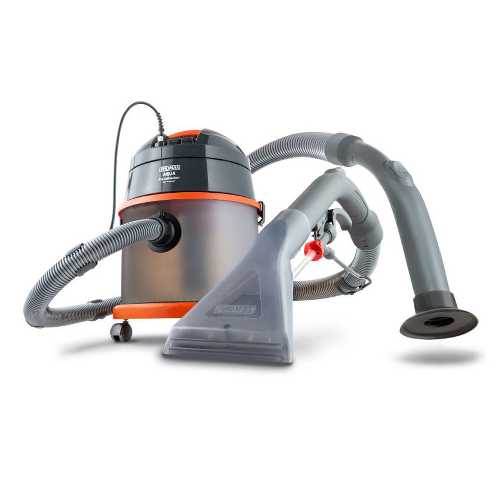 Моющий пылесос Aqua Fleckwasher, воздушный шланг и насадки для стирки мебели и прочистки стоков