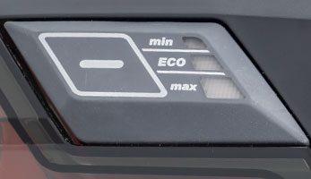 Электронный регулятор мощности TouchTronic, 4 уровня мощности и режим ECO для работы в качестве очистителя воздуха