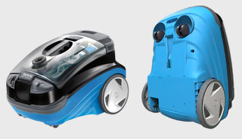 Моющий пылесос THOMAS AQUATIC JET, горизонтальная и вертикальная парковка для экономии места при хранении