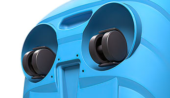 THOMAS AQUATIC JET, передние ходовые ролики для легкого передвижения и преодоления препятствий