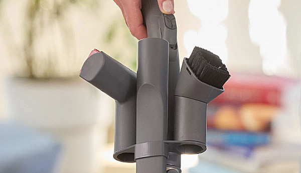 VarioClip очень удобен и во время уборки, и для хранения насадок